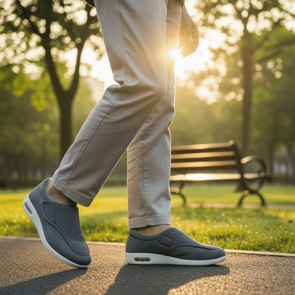 Extraweite Diabetikerschuhe mit Memory-Foam-Komfortpassform | meowbutter