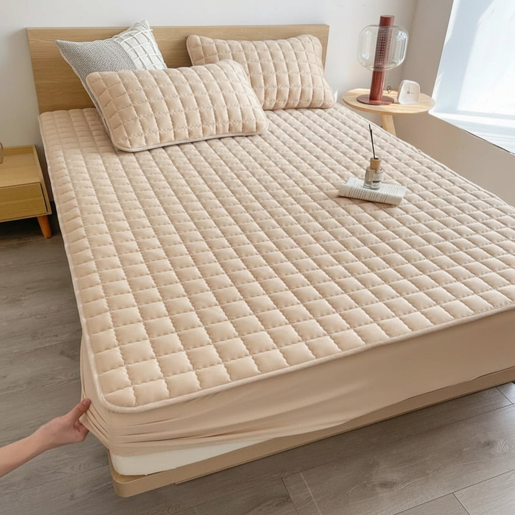 ComfortGuard Breathable Mattress Cover — Waterproof Layer, Airflow-Friendly Top