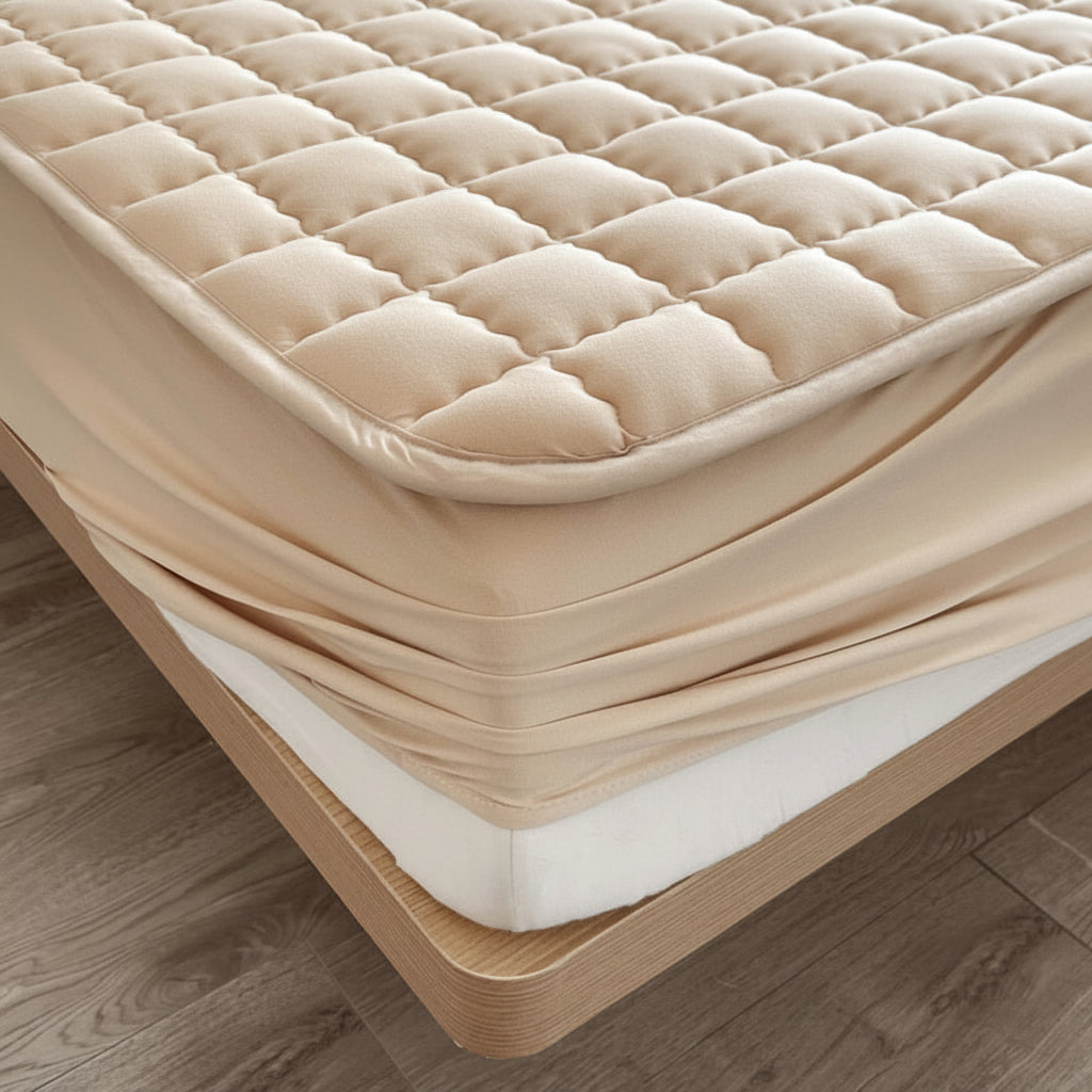 ComfortGuard Breathable Mattress Cover — Waterproof Layer, Airflow-Friendly Top