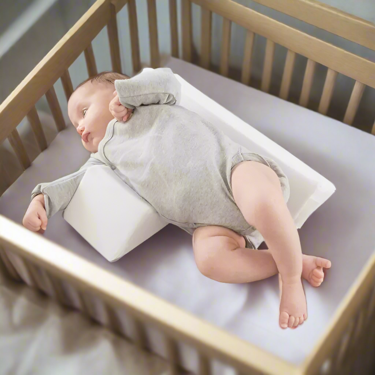 Ρυθμιζόμενο μαξιλάρι μωρού ComfortNest κατά της ανατροπής — σταθερή κλίση 45 μοιρών, τριγωνικό προφίλ