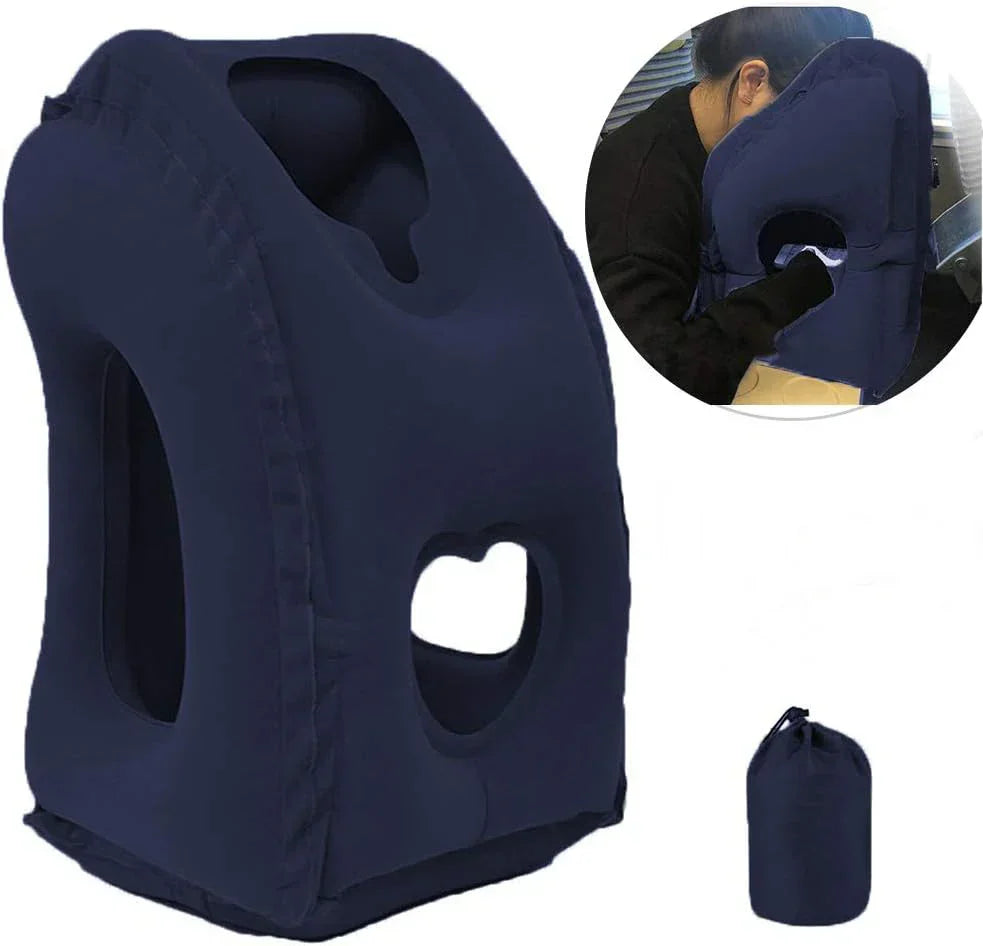 ComfortRest ergonomisk pute – oppblåsbar pute, 45-graders nakkestøtte