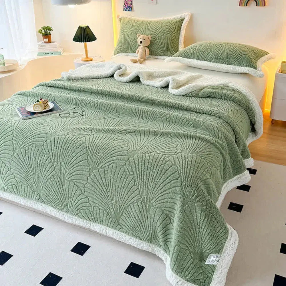 Comfort Haven Wende-Decke für jede Jahreszeit – verstärkter Flor, weicher, atmungsaktiver Stoff