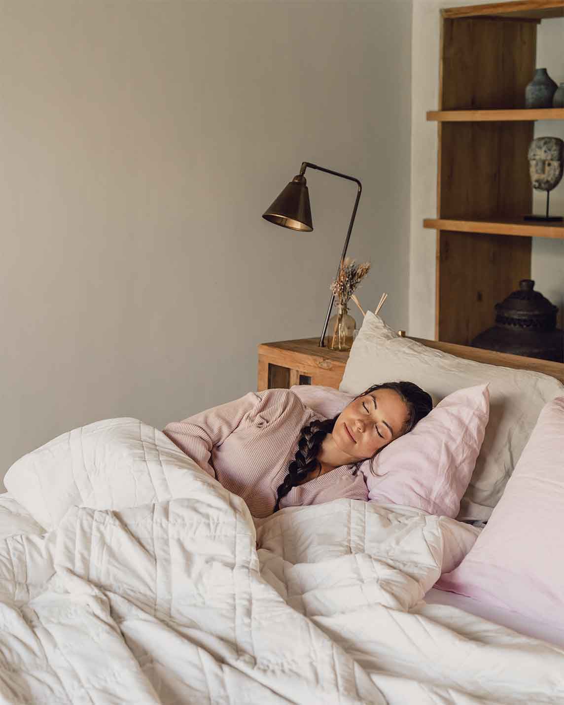 Zátěžová přikrývka Comfort Haven velikosti King — prodyšná tkanina regulující teplotu