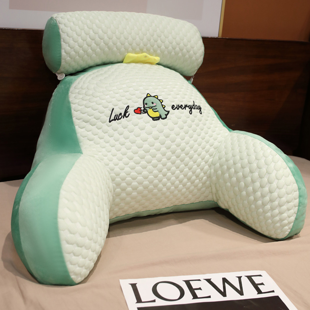 Opěrný polštář na čtení Comfort Haven — poduška s opěrkou zad o rozměrech 30x20x12 palců