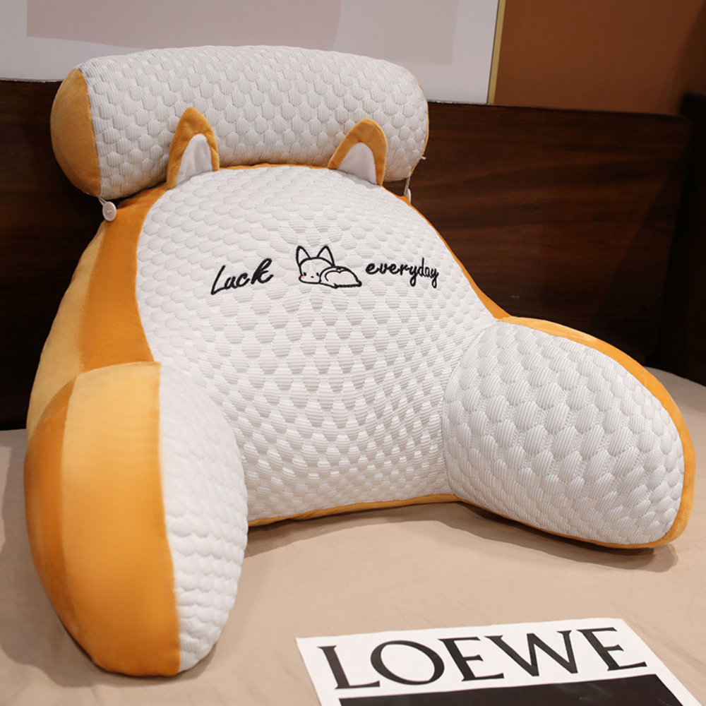Opěrný polštář na čtení Comfort Haven — poduška s opěrkou zad o rozměrech 30x20x12 palců