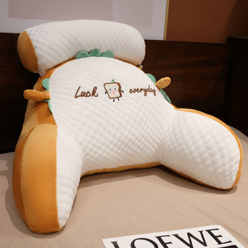Opěrný polštář na čtení Comfort Haven — poduška s opěrkou zad o rozměrech 30x20x12 palců
