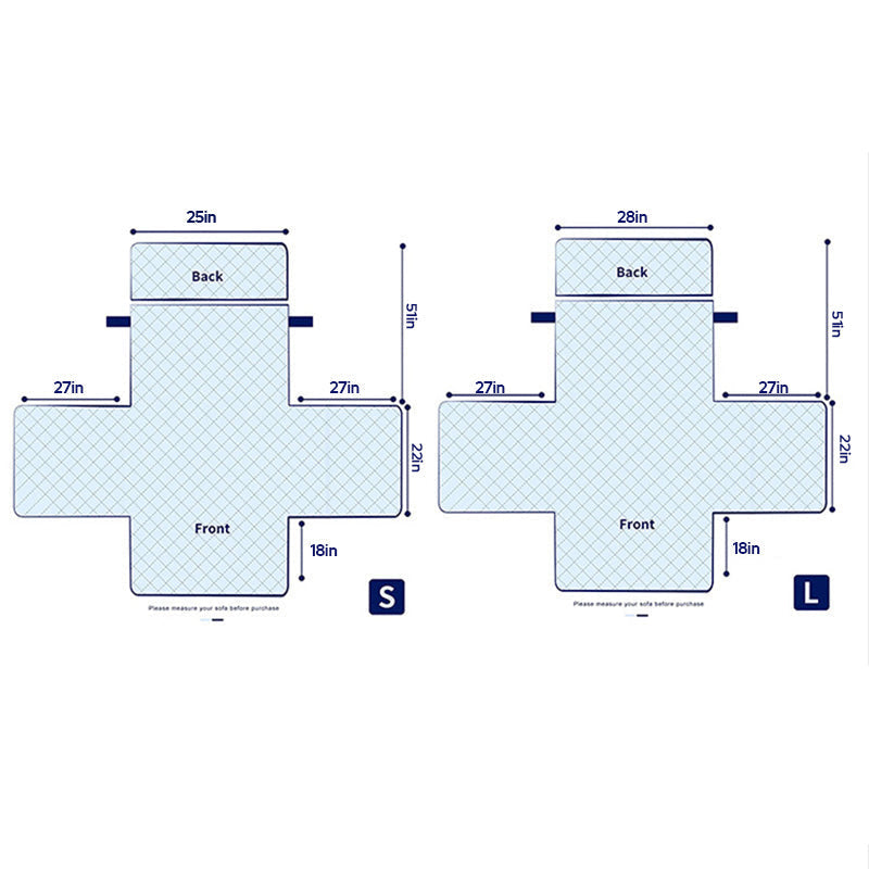 Univerzální potah na polohovací křeslo Comfort Haven — prošívaný fleecový chránič