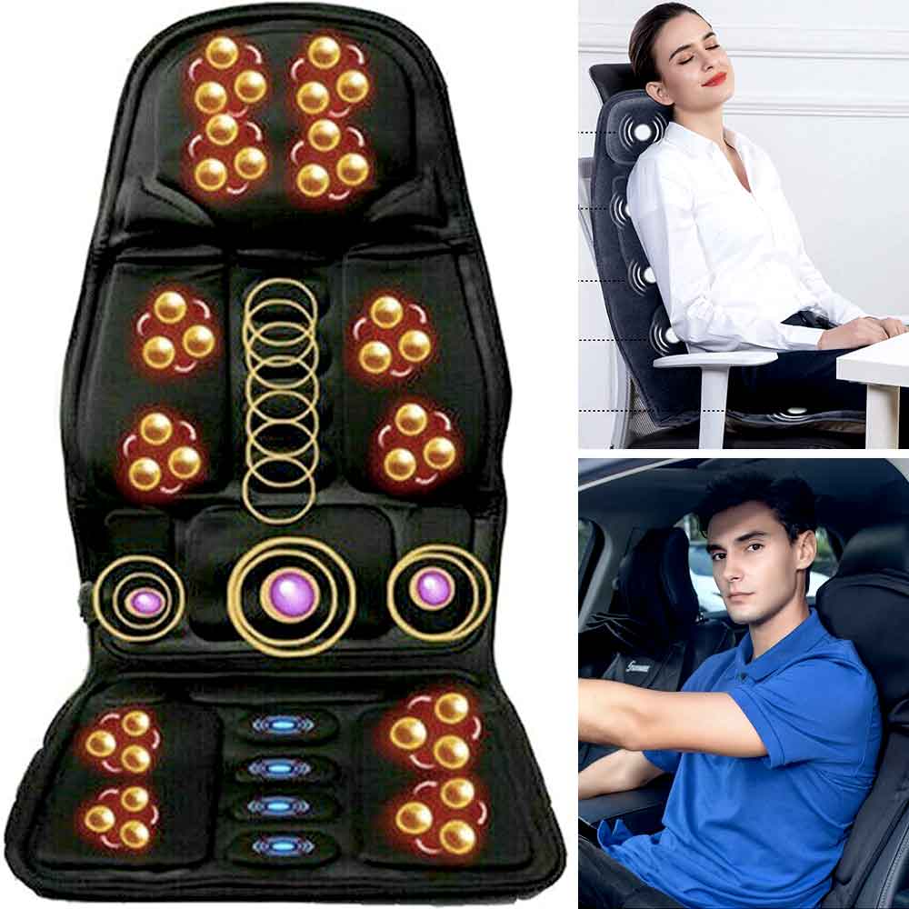 Vyhřívaný masážní polštář Comfort Oasis – ergonomický design, nastavitelné funkce