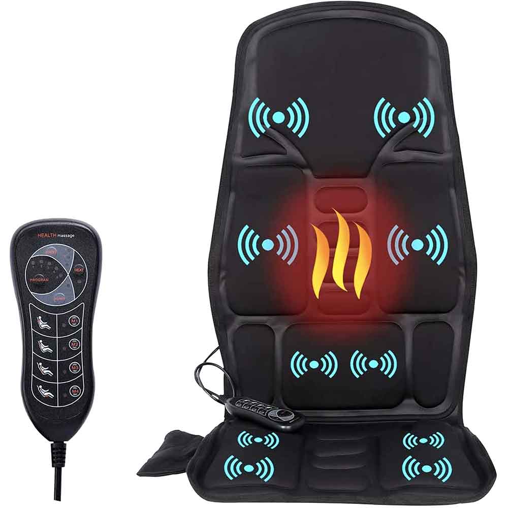 Vyhřívaný masážní polštář Comfort Oasis – ergonomický design, nastavitelné funkce