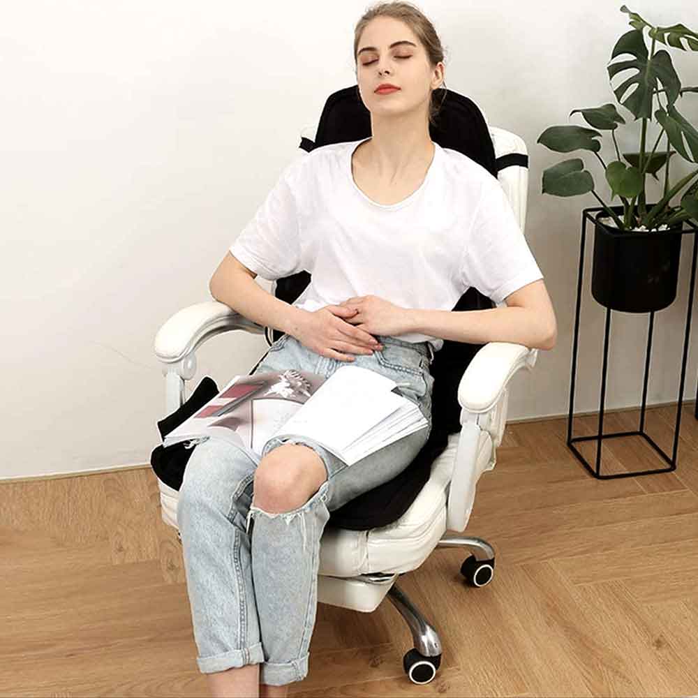 Vyhřívaný masážní polštář Comfort Oasis – ergonomický design, nastavitelné funkce