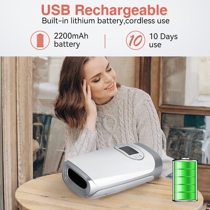 Komfort-Touch-Elektro-Handmassagegerät – kabellose Manschette mit sequenzieller Luftkompression