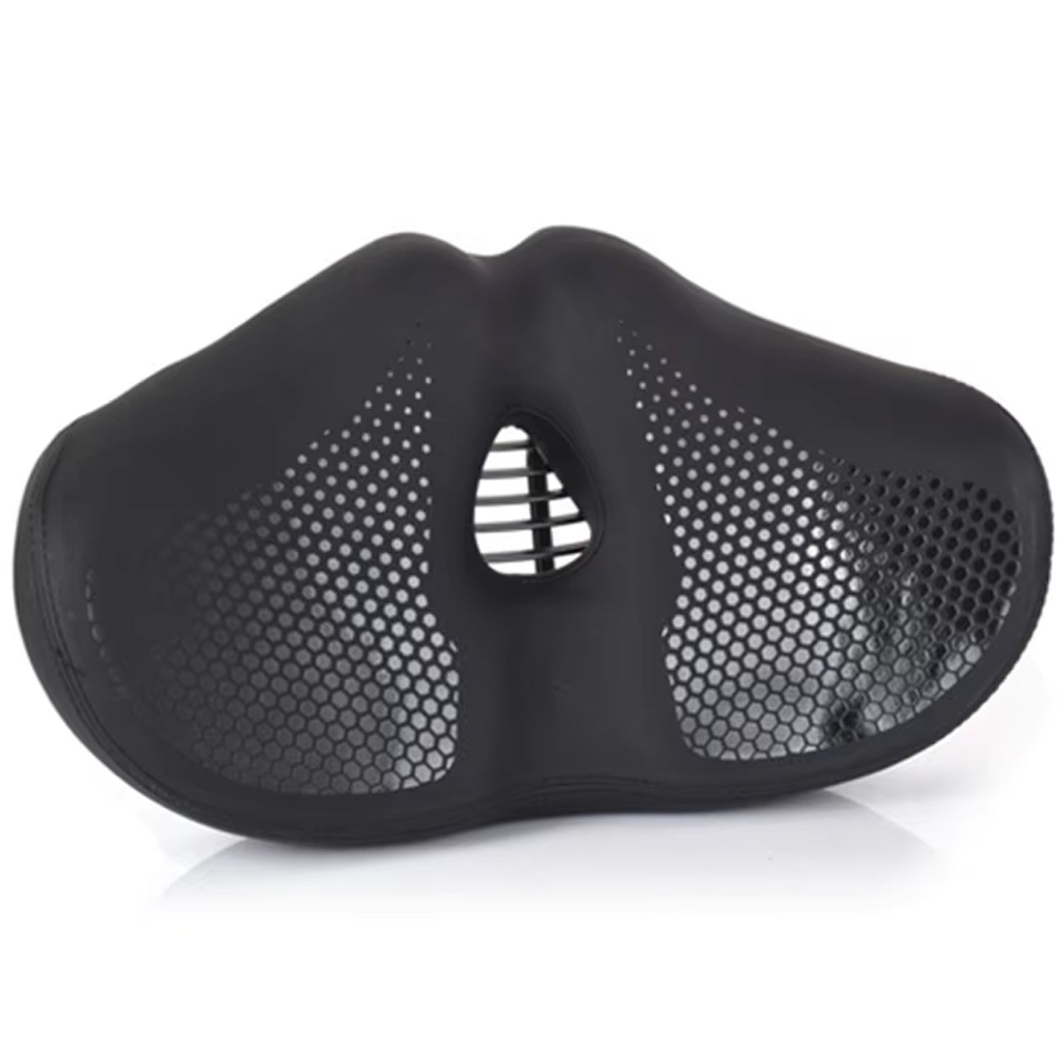 Noseless Bike Seat - Oversized - Shock Absorption - Optional LED Light - Black & Brown | meowbutter