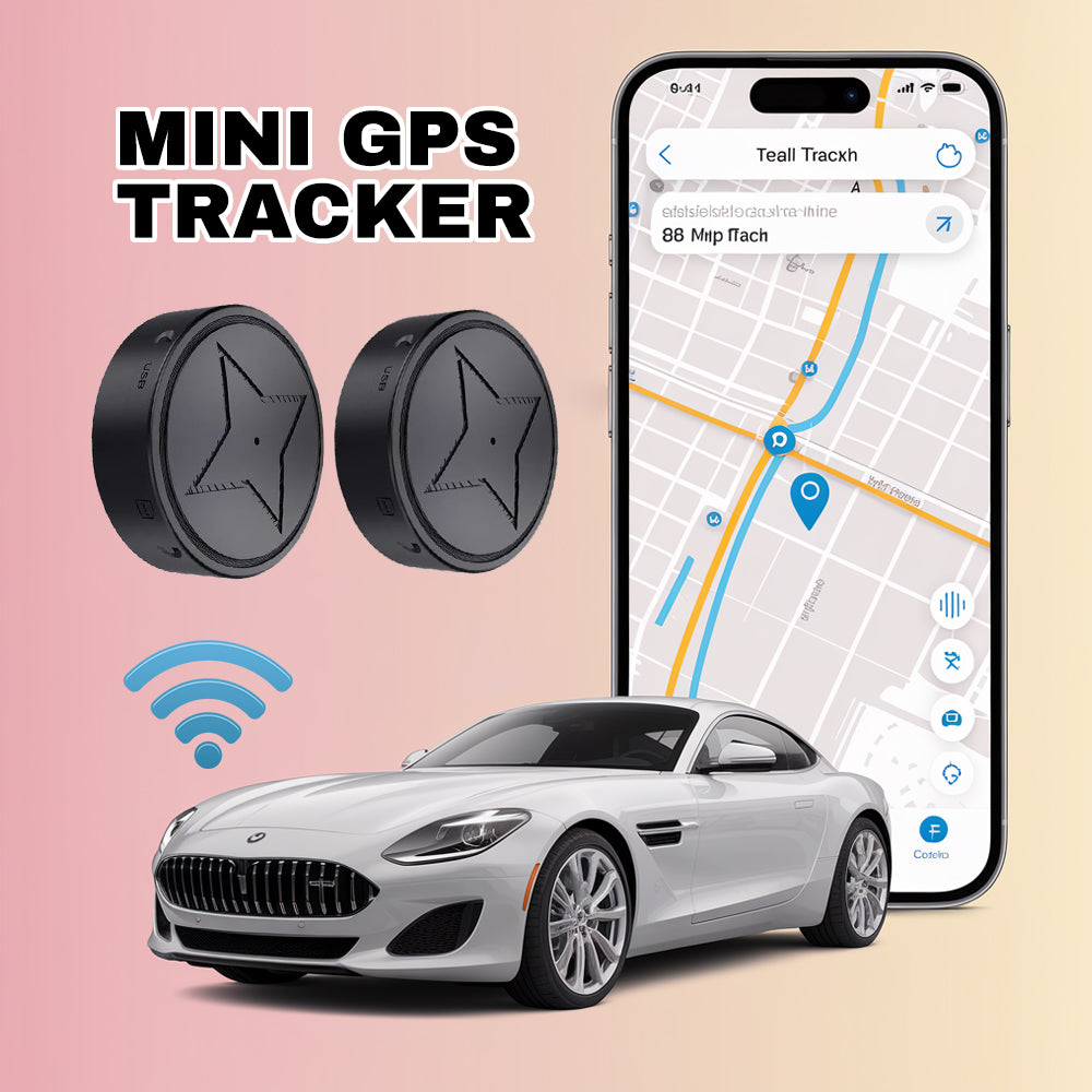 Kompaktní GPS lokátor — magnetická základna, sledování v reálném čase