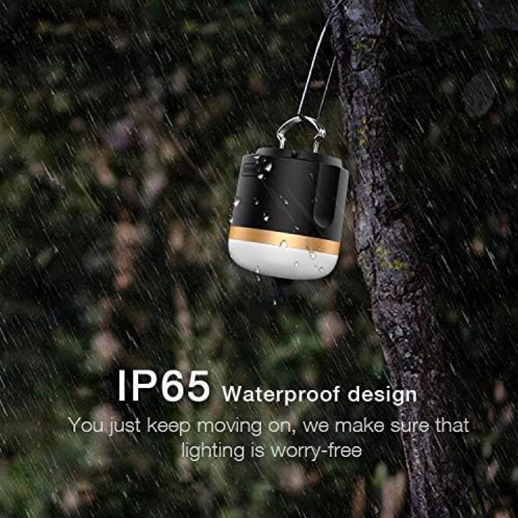 Kompaktní LED kempingová lampa – USB powerbanka s dobíjením, dvojí využití
