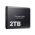 SSD portabil compact de 2 TB — interfață USB standard, viteze rapide de citire și scriere