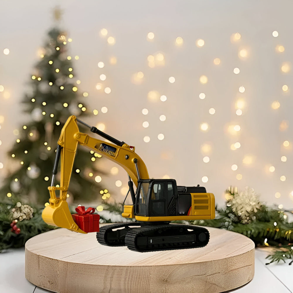 Présentoir de calendrier de l’Avent — 24 mini-véhicules de chantier moulés sous pression (30x40 cm)