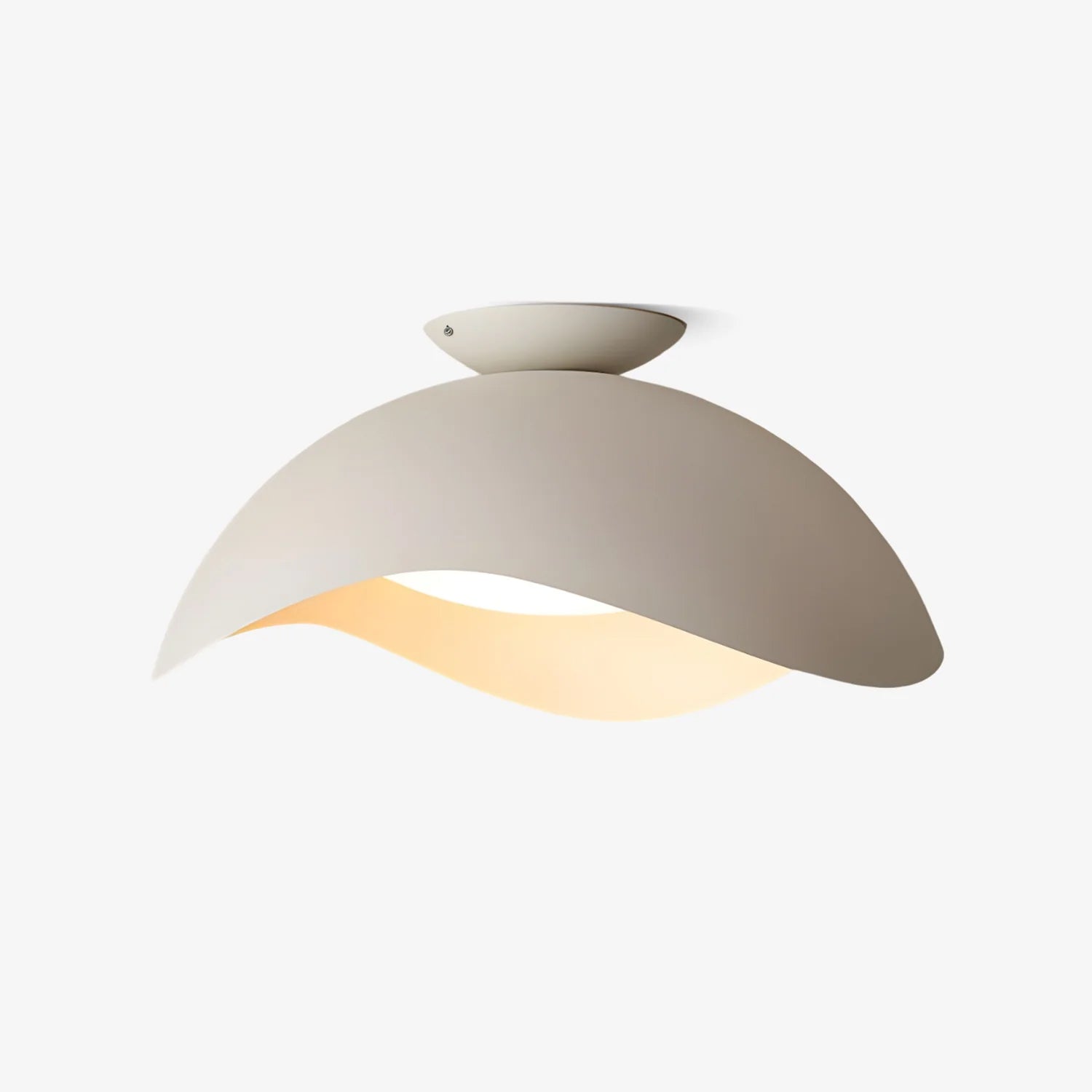 Lampada da soffitto contemporanea in metallo e acrilico con LED