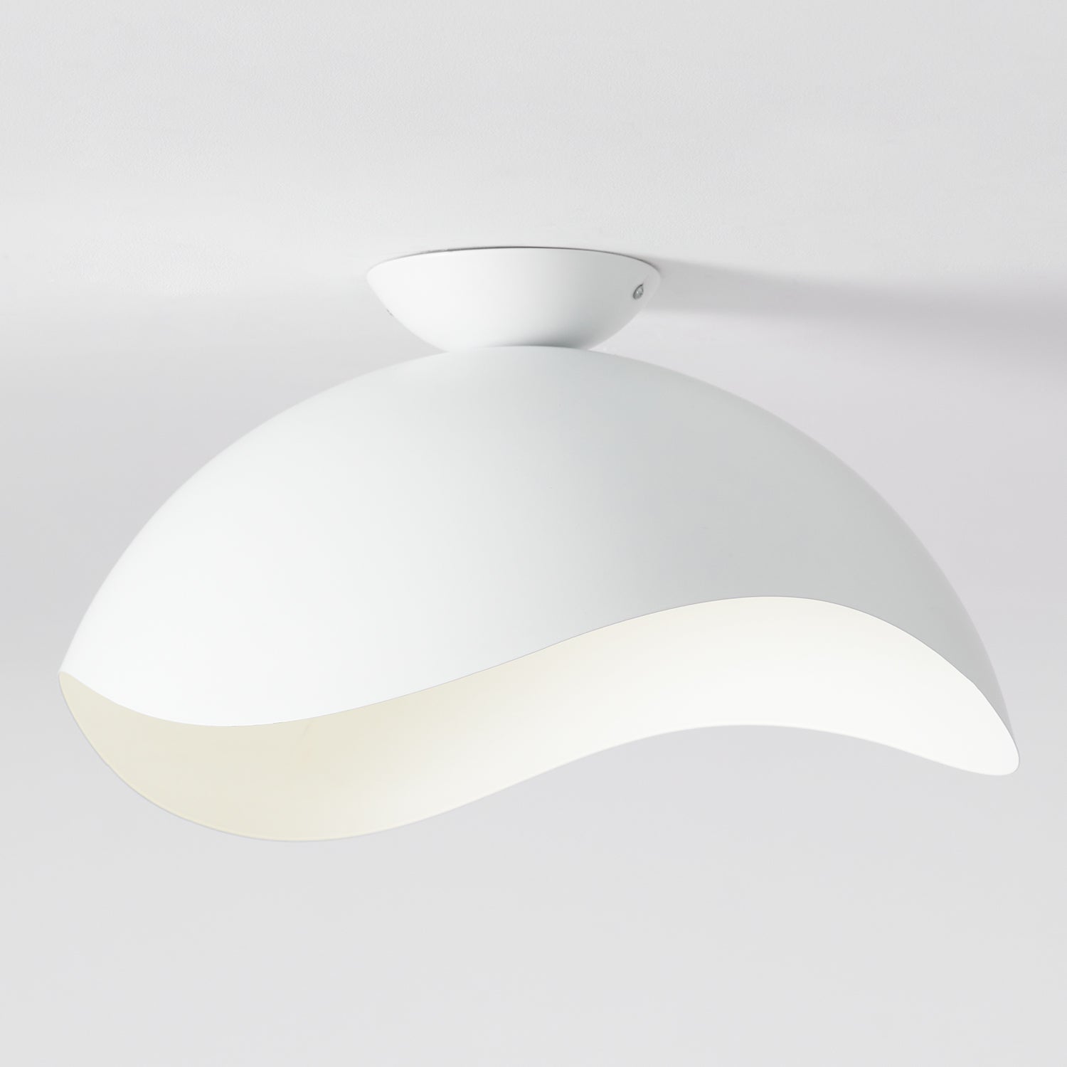 Lampada da soffitto contemporanea in metallo e acrilico con LED