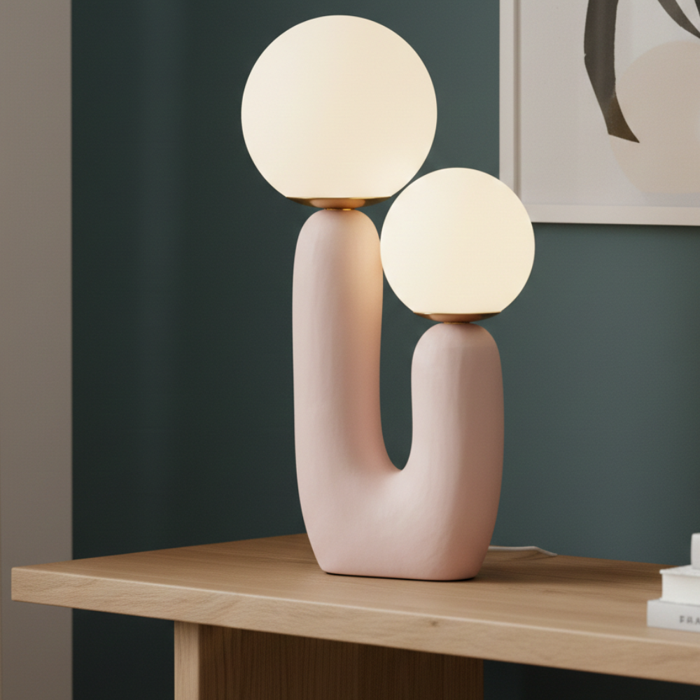Schicke LED-kompatible Tischlampe für Homeoffice und Schlafzimmerbeleuchtung