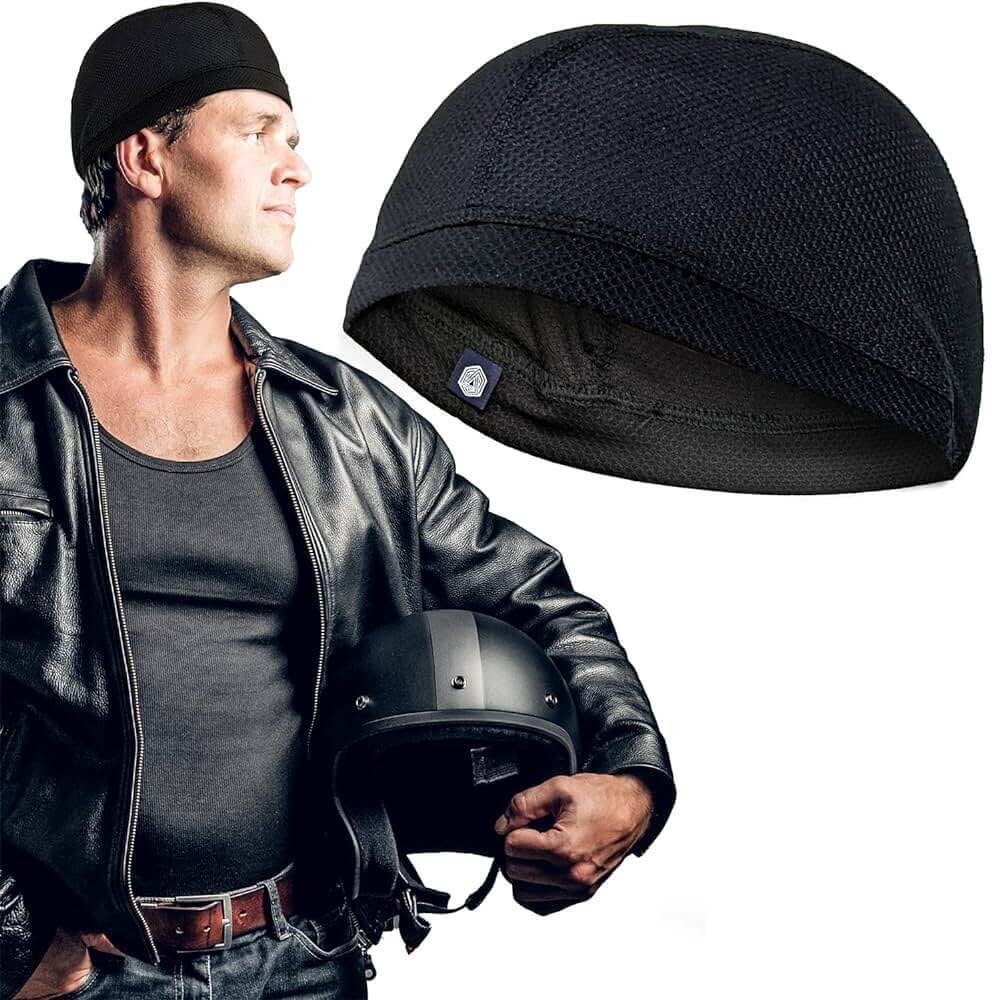 Sous-casque type cagoule - évacuation de la transpiration