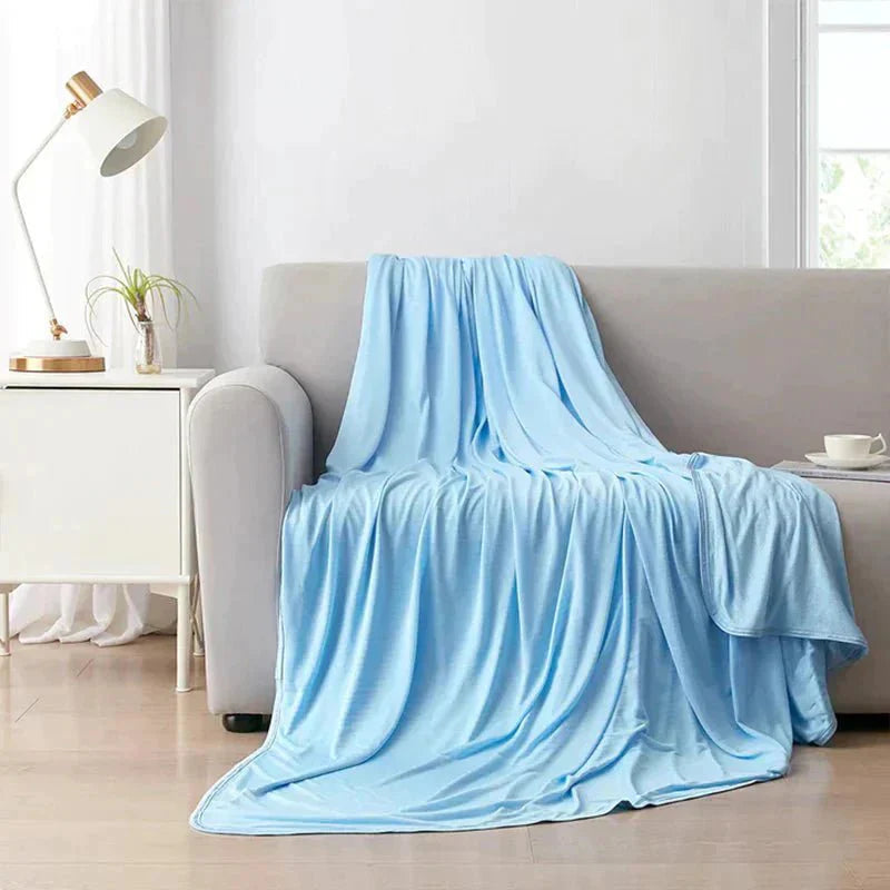 IceFabric Cotton Cooling Blanket — Lightweight, Breathable Instant Chill Barrier