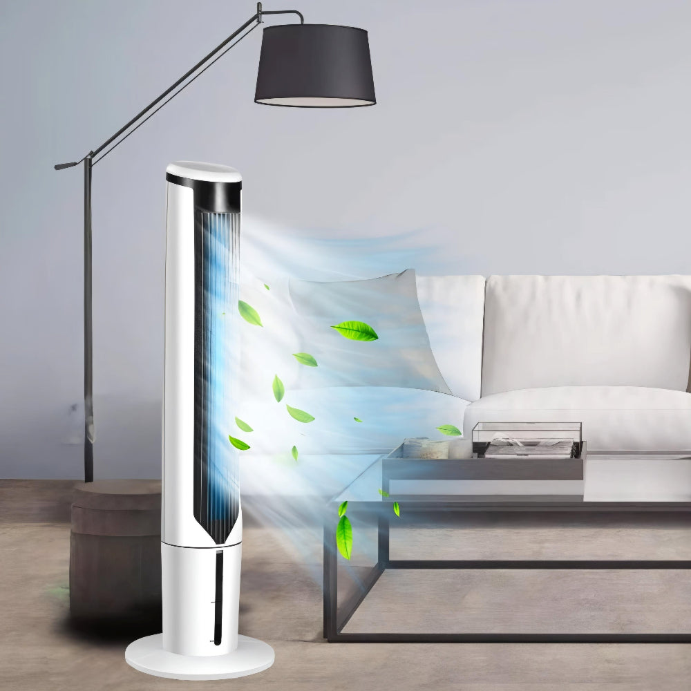 Cooling Breeze Portable Tower Air Cooler – Quiet Operation, Evaporative Cooling Technology