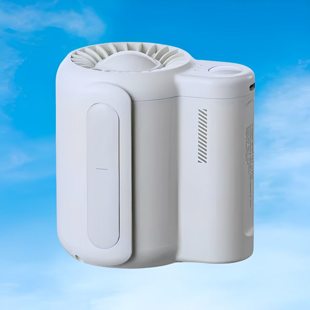 Csíptethető hordozható derékventilátor — 3 sebességfokozatú légáramlás, kéz nélküli kialakítás