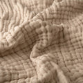 Klassische Decke mit Monogramm aus 100 % Musselin-Baumwolle