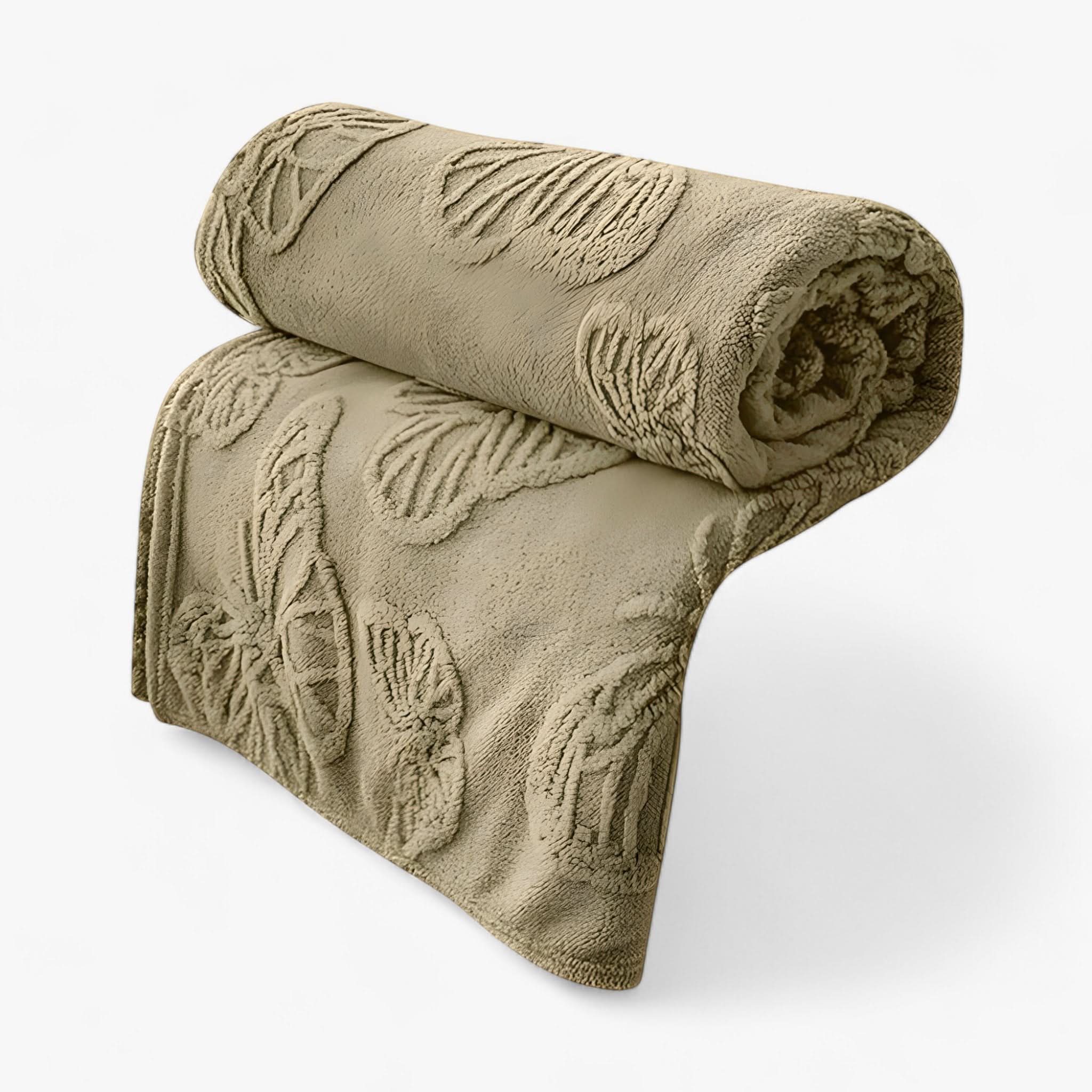Breathable Fabric Weave All-Season Throw Blanket