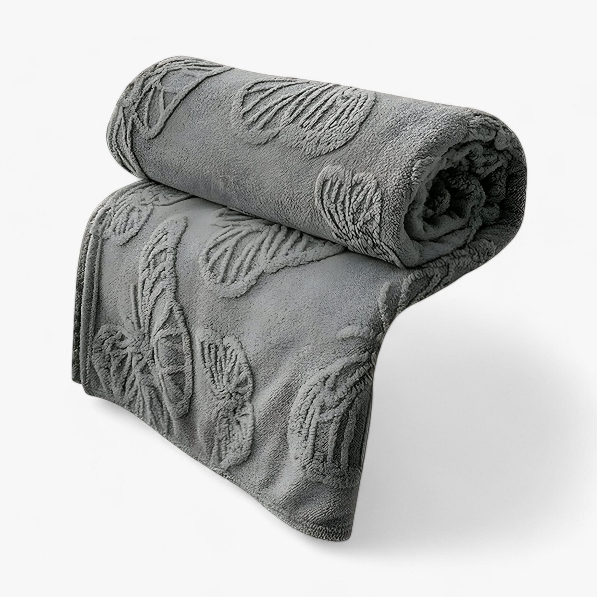 Breathable Fabric Weave All-Season Throw Blanket
