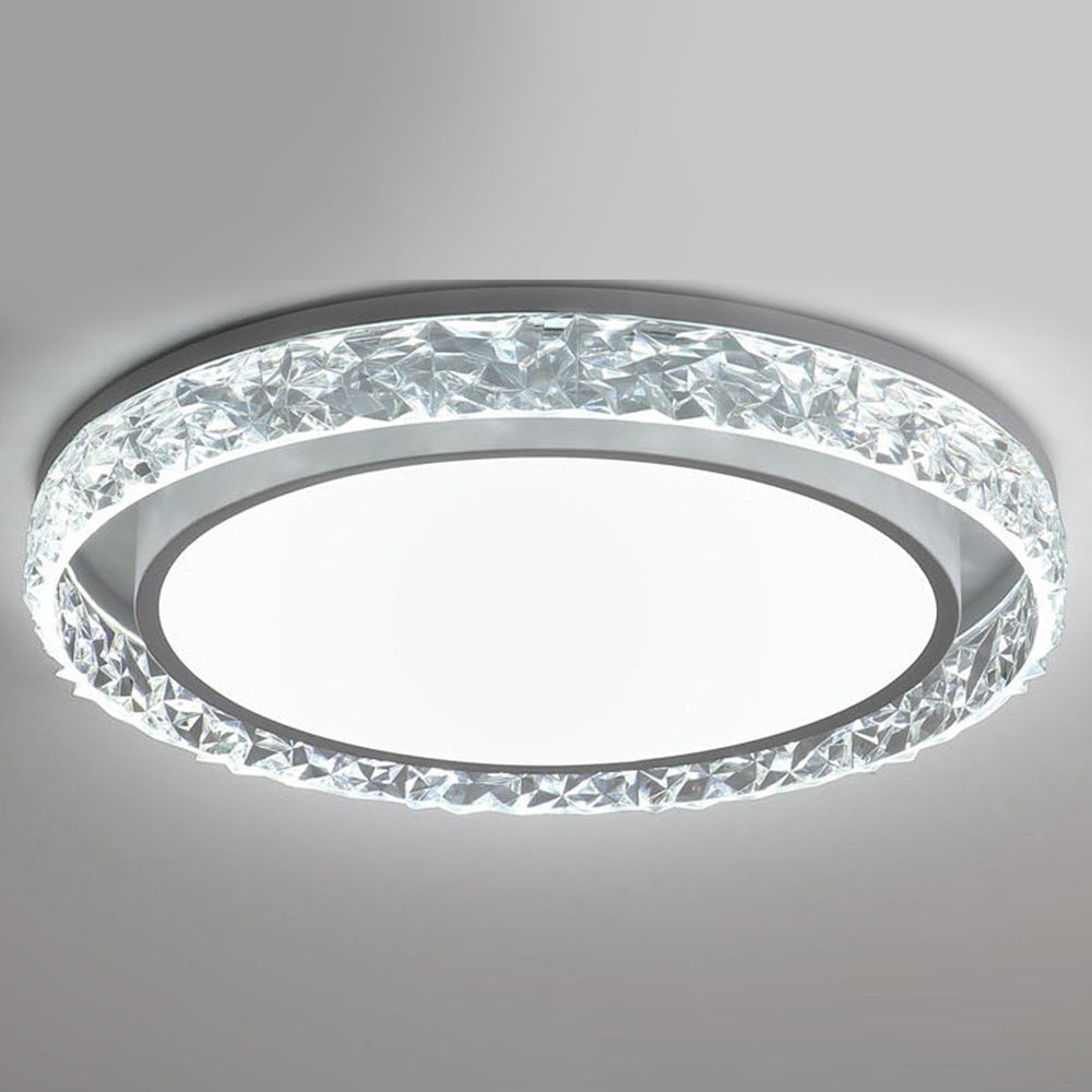 Crystal Halo LED-taklampa | Fjärrstyrd dimbar plafond | Meowbutter