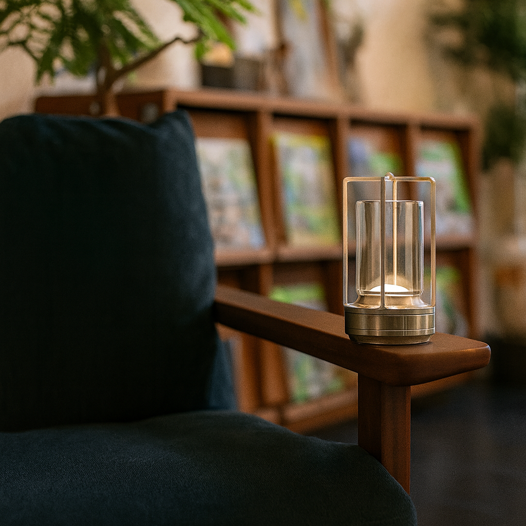 CrystalTouch LED Desk Lamp Delivers Warm Ambient Illumination
