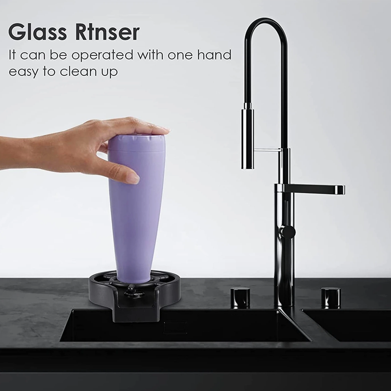CupClean Pro Automatic Cup Washer — High Pressure Spray, One-Touch Integrated Nozzle