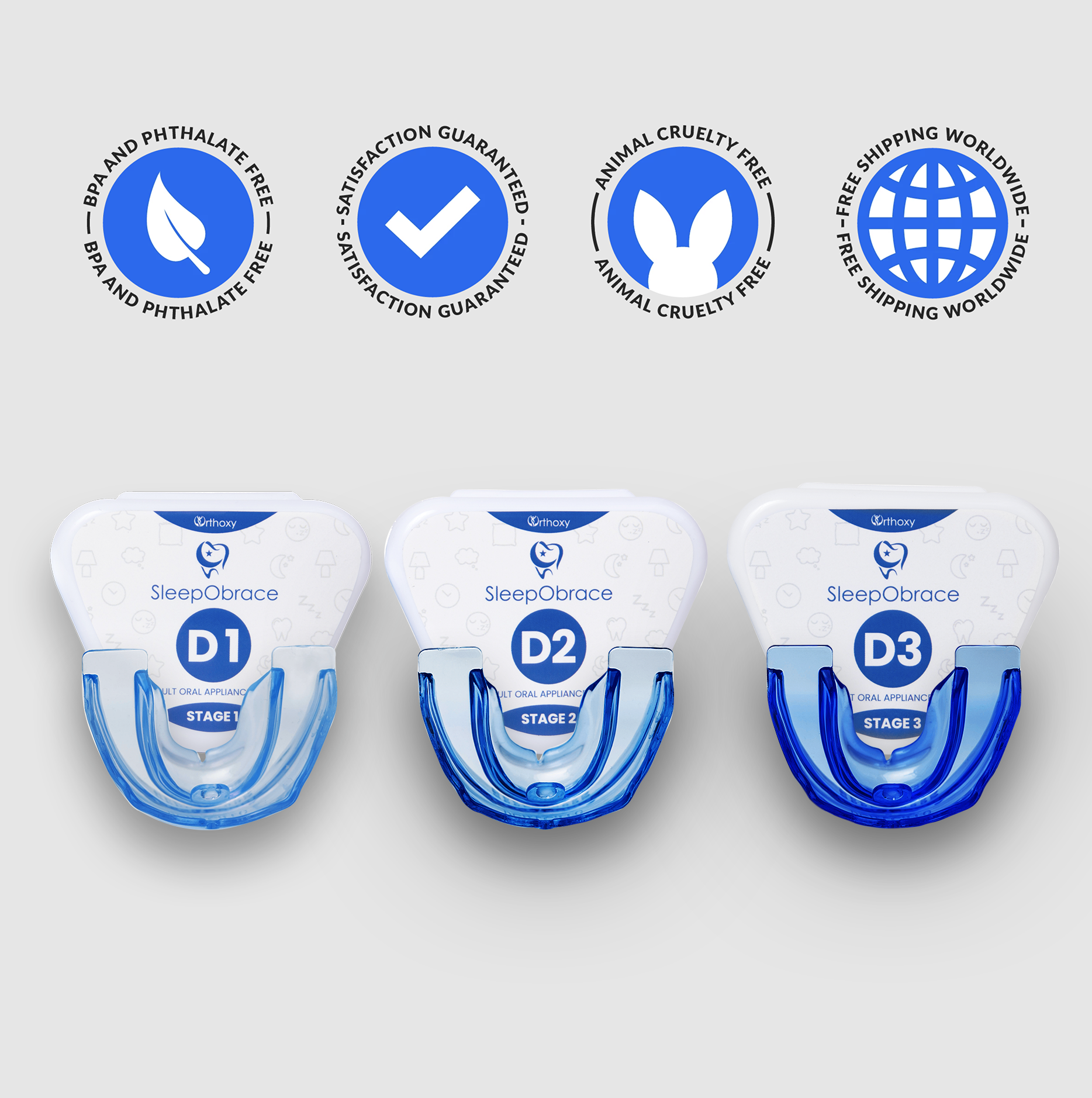 Wearable Nighttime Mouthpiece for Comfortable Breathing & Sleep
