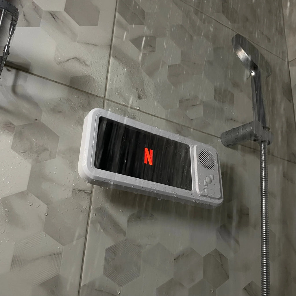 Waterproof Shower Phone Case for Clear Audio, Touchscreen Control, and Hands-Free Entertainment