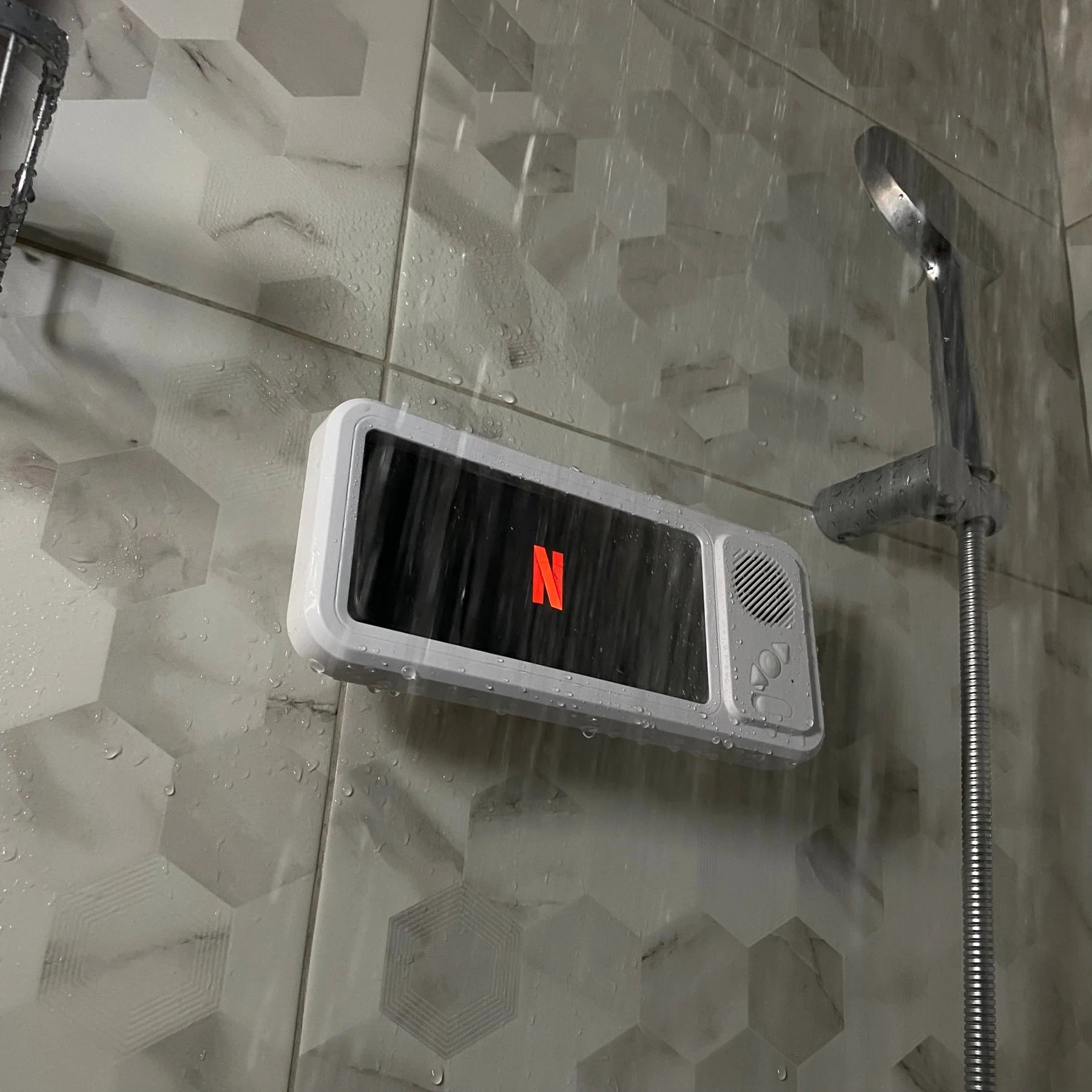 Waterproof Shower Phone Case for Clear Audio, Touchscreen Control, and Hands-Free Entertainment