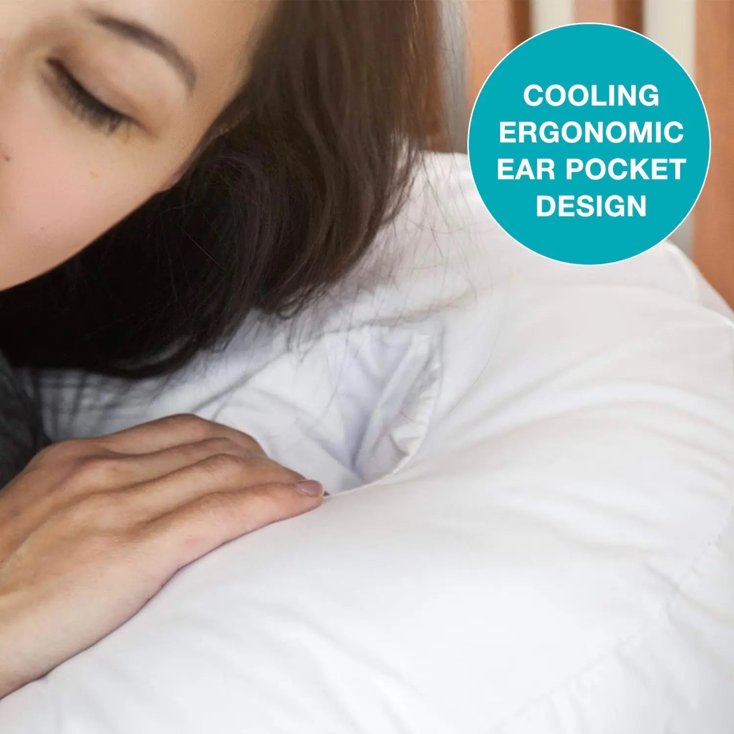 Cuscino Contour con Design a Forma di U per un Sonno Rilassante