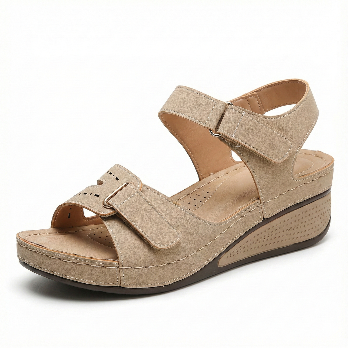 Damen-Keilriemensandalen Alena zum Hineinschlüpfen — Haltungsunterstützung