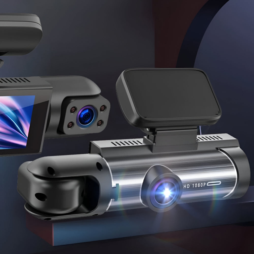 Videocamera da auto a doppia lente 1080P, registratore di guida e monitoraggio del parcheggio | Meowbutter