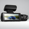 Autokamera s duálním objektivem 1080P — záznam dění před vozem i v interiéru, parkovací monitor