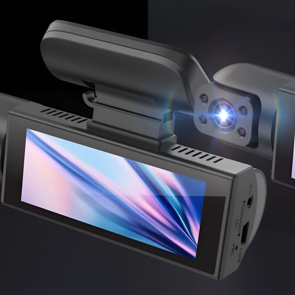 Videocamera da auto a doppia lente 1080P, registratore di guida e monitoraggio del parcheggio | Meowbutter