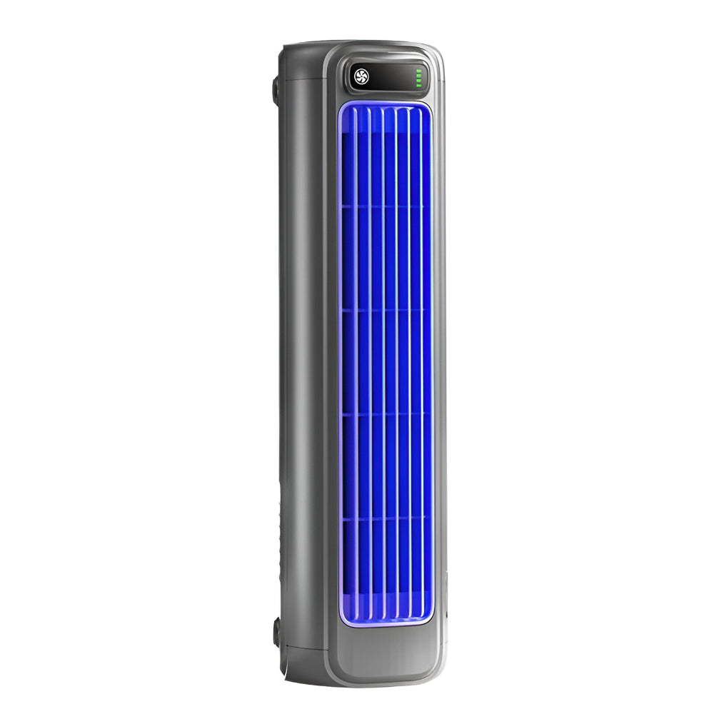 Compact Tower Desk Fan – Three-Speed Settings