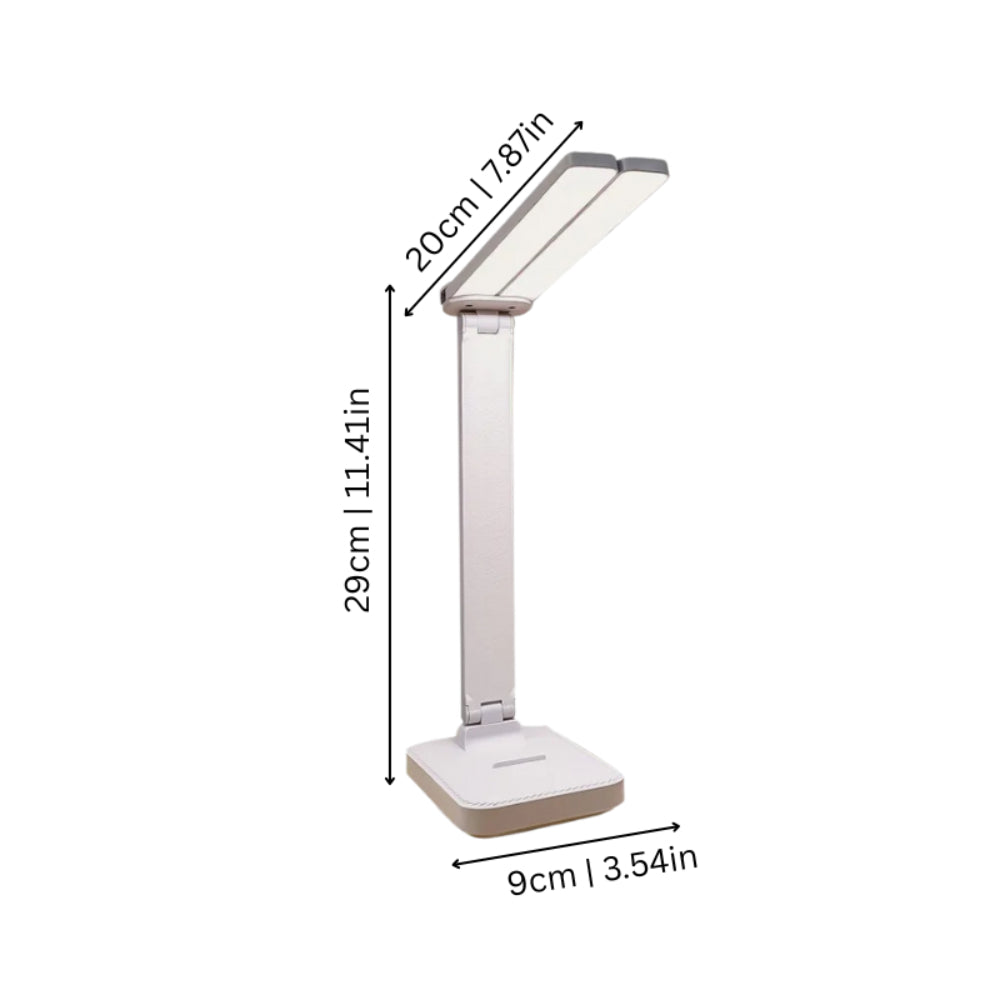 Skrivbordslampa med LED, justerbar och med touchkontroll – studielampa | Meowbutter