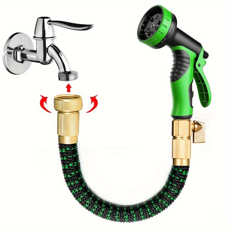 Portable Watering Hose - Flexible Flow Design - Garden & Cleaning Use | meowbutter
