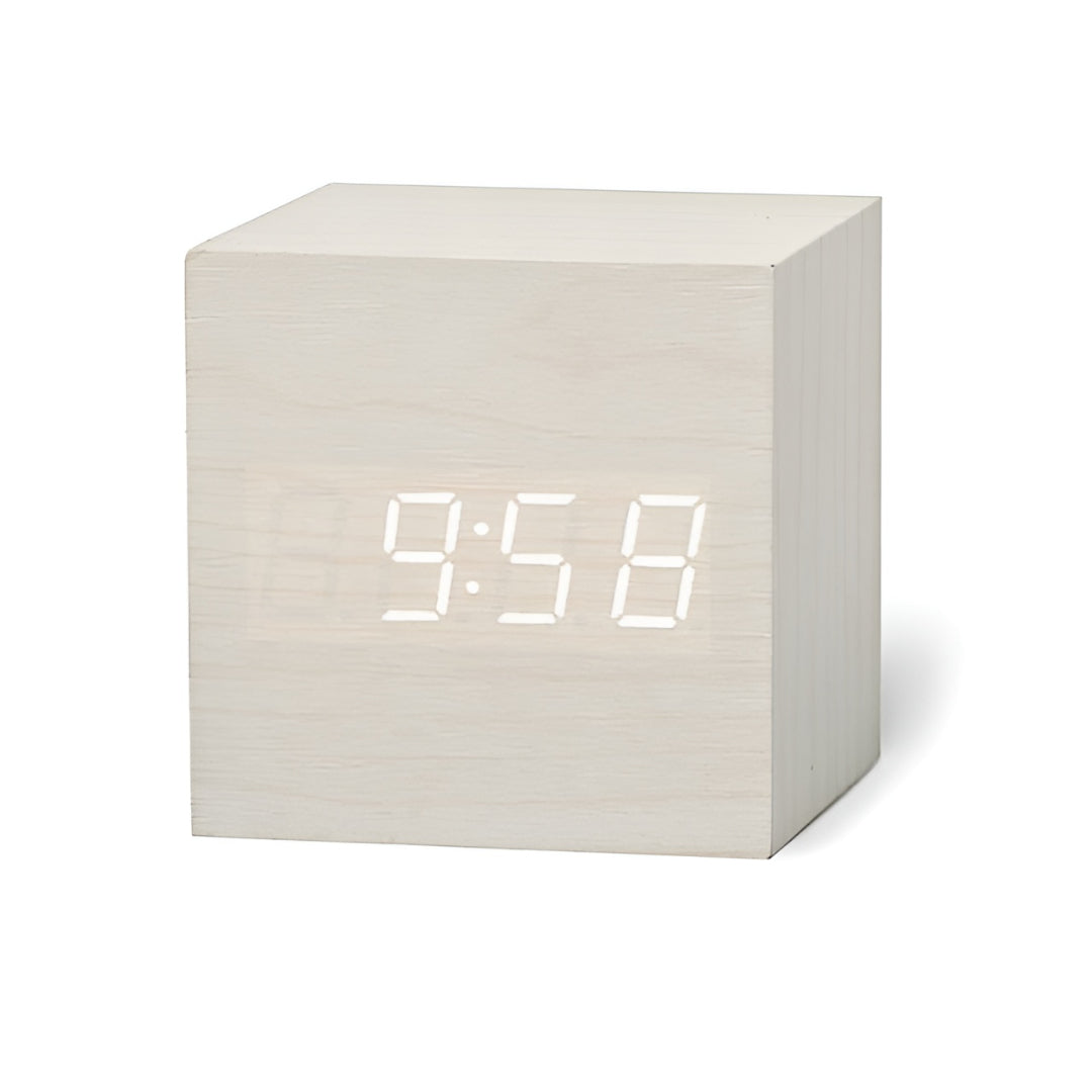 Digital väckarklocka med LED-display, skrivbordstemperaturmätare och timer | Meowbutter