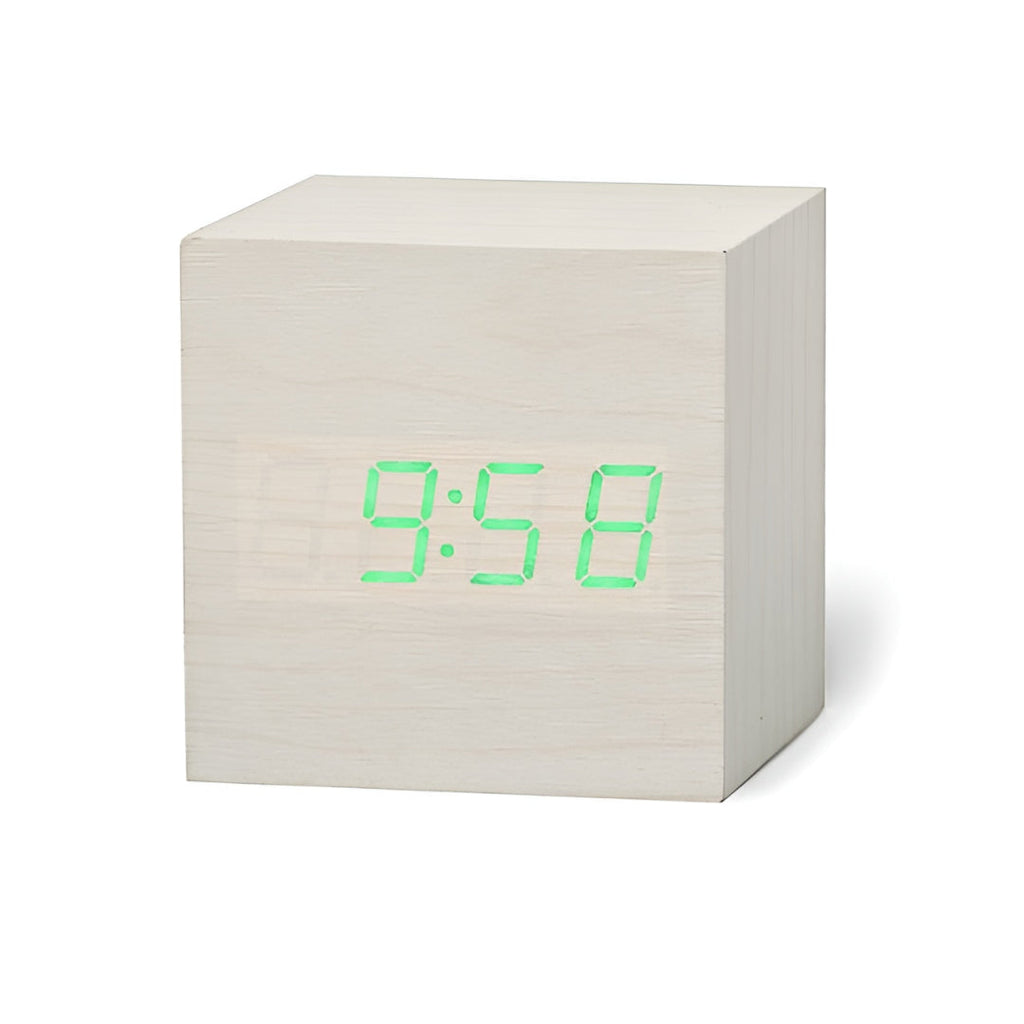 Digital väckarklocka med LED-display, skrivbordstemperaturmätare och timer | Meowbutter