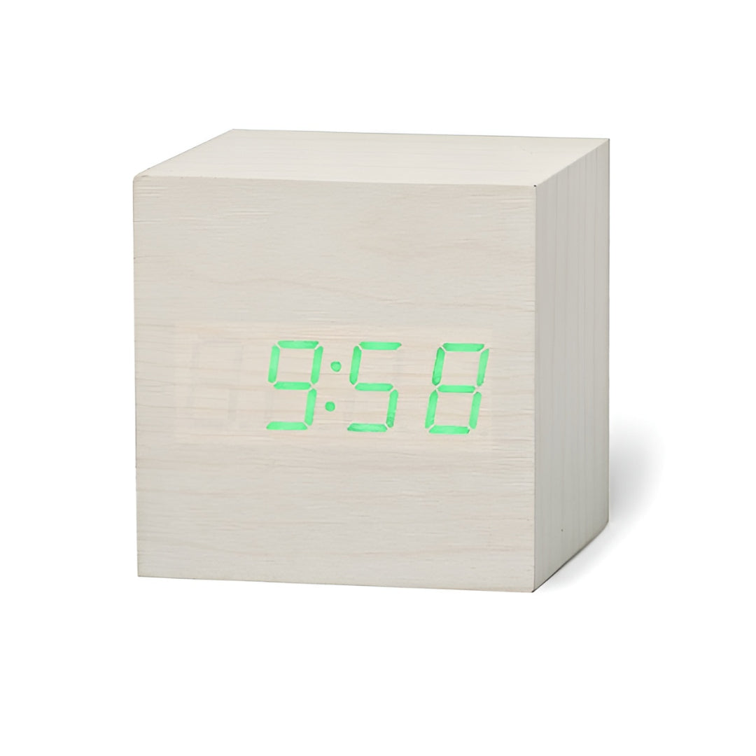 Digital väckarklocka med LED-display, skrivbordstemperaturmätare och timer | Meowbutter