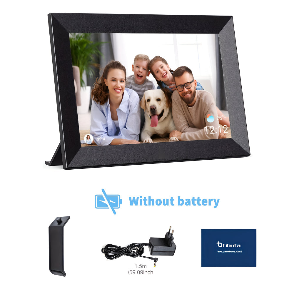 Digitaler Fotorahmen mit WLAN, Touchscreen und HD-Display, für Tisch- und Wandmontage | Meowbutter