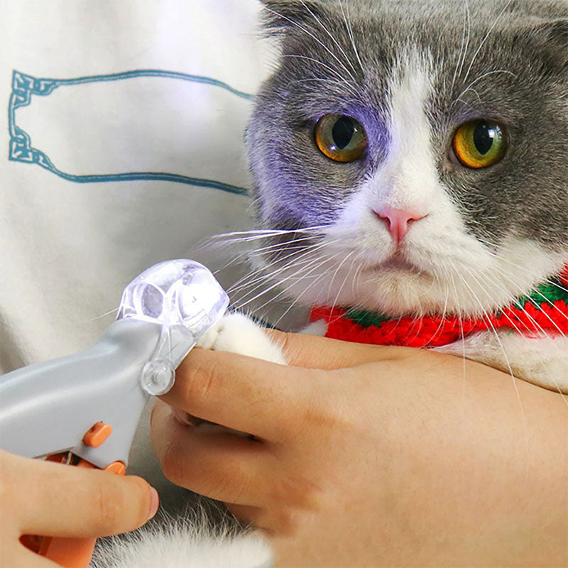 Tagliaunghie per Animali - Guida Rapida al Sensore di Sicurezza - Strumento di Toelettatura di Precisione | meowbutter