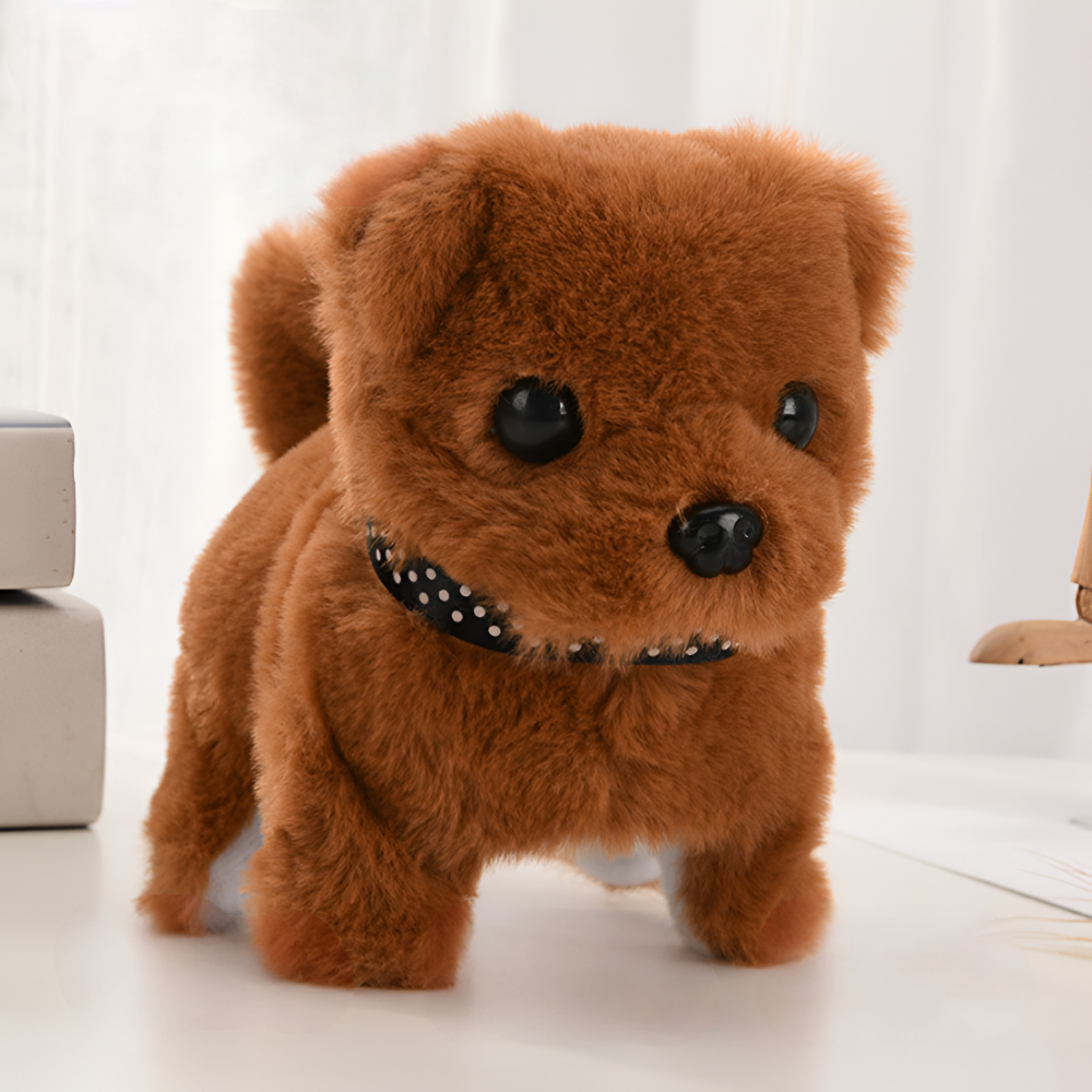 犬用おもちゃ インタラクティブな子犬型ロボットぬいぐるみ 歩行・鳴き声機能付きペット | Meowbutter